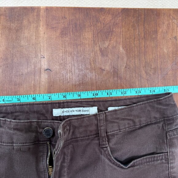 Jones New York Brown Jeans, Women's size 12 - Picture 4 of 6